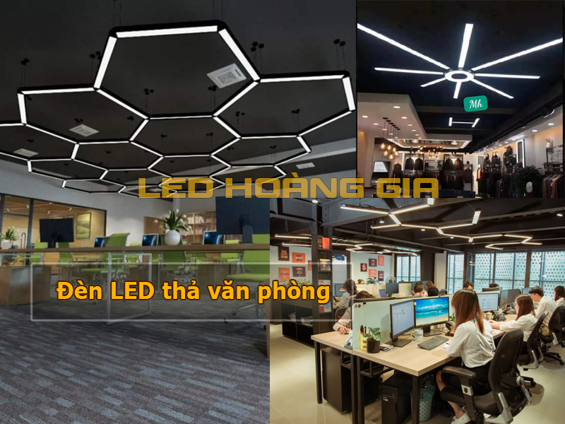 Ứng dụng lắp đèn thả văn phòng