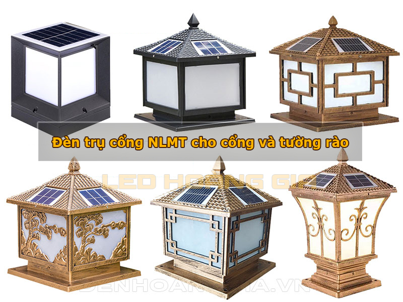Đèn trụ cổng năng lượng mặt trời