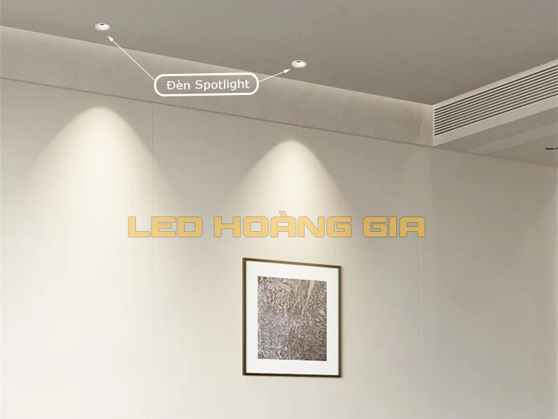 Lắp đèn Spotlight tạo điểm nhấn ấn tượng