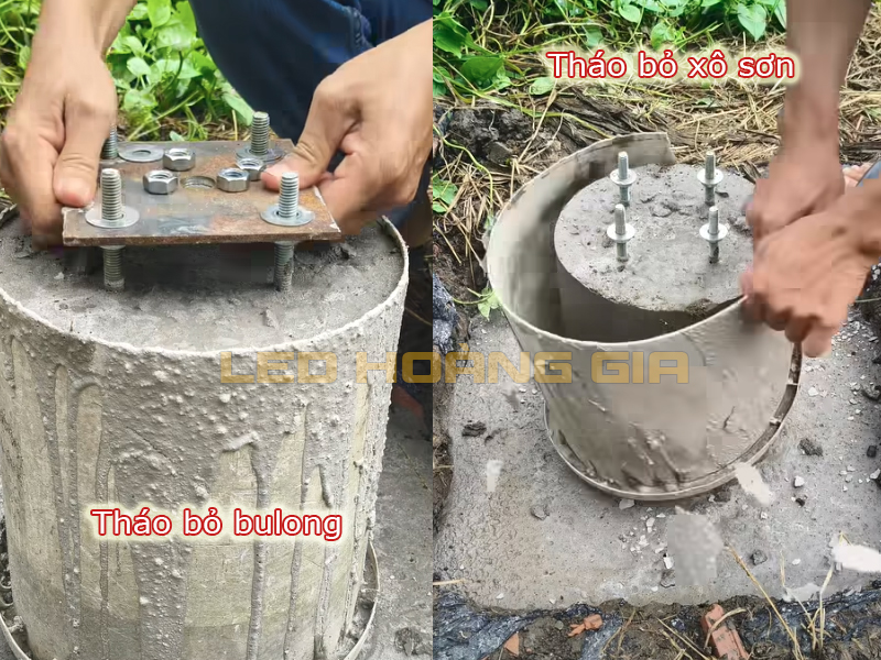 Tháo bỏ xô sơn